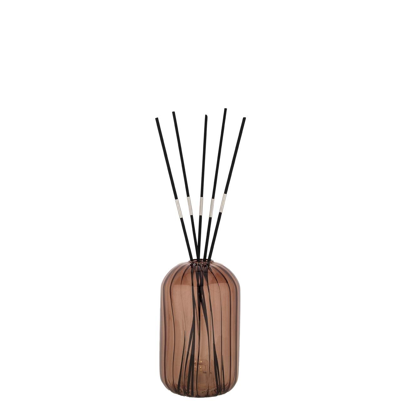 VASETTI MM 85*140 IN VETRO FESONATO CON LED E STICKS DIFFUSORI